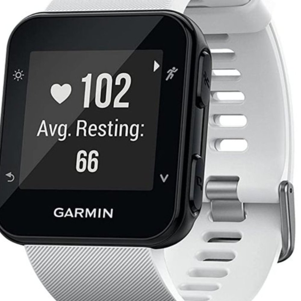 Garmin 010-01689-03 Forerunner 35, GPS Running Watch, White